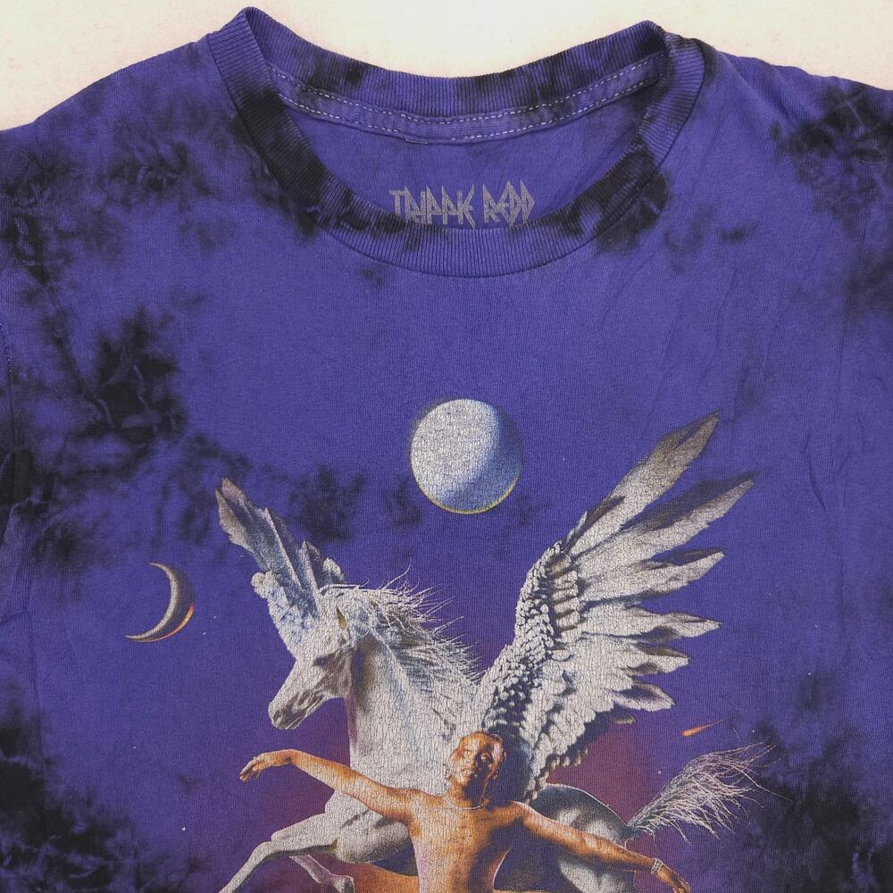Trippie Redd Rap Graphic Short Sleeve Crew Neck Shirt Mens Size S Purple